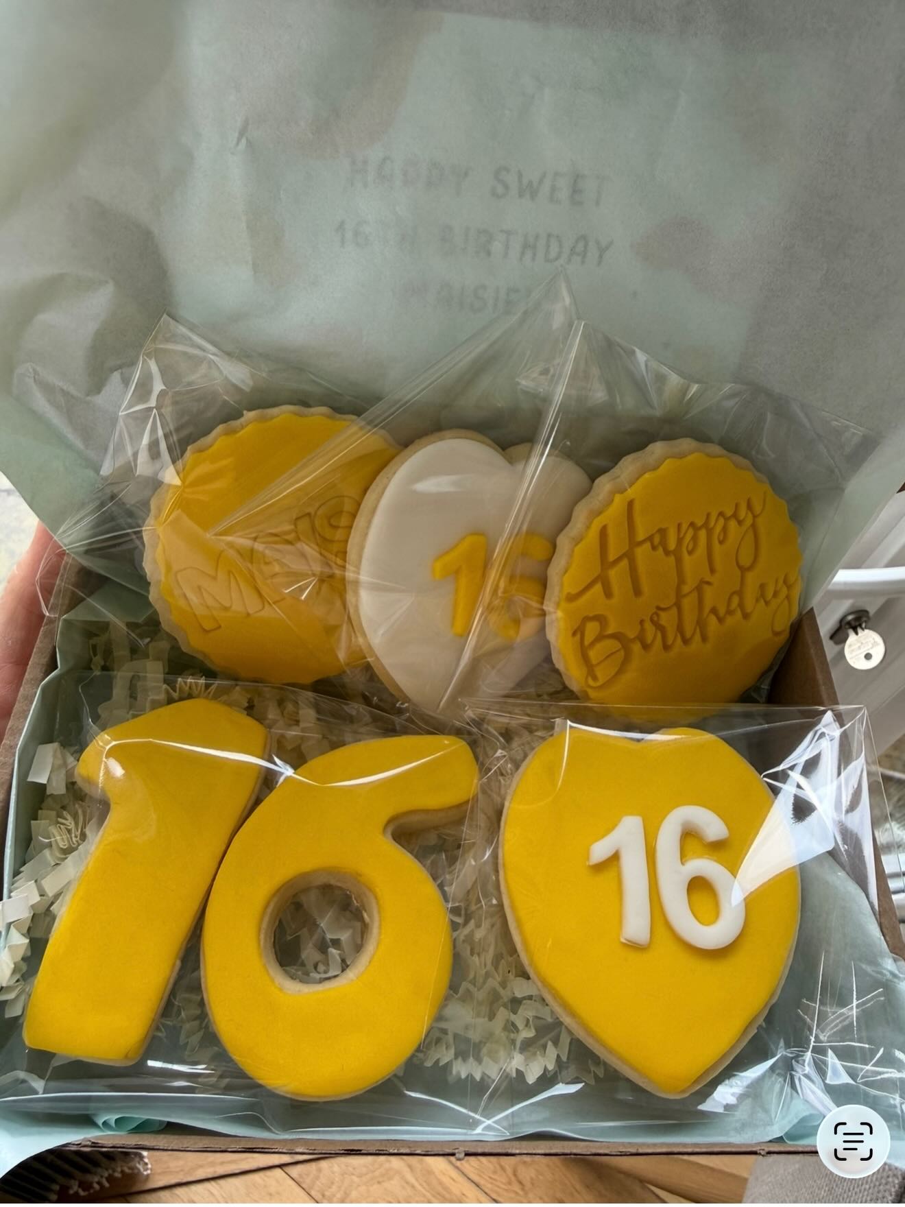 Personalized Birthday Sugar Cookies – 6 Pieces