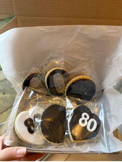 Personalized Birthday Sugar Cookies – 6 Pieces