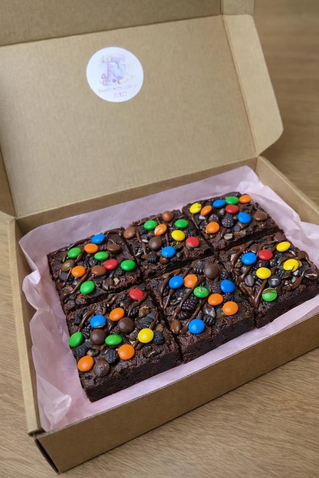 Brownie Box Gift Box - Giant Slices - Treat Box for Gift - Buket's Cake Atelier