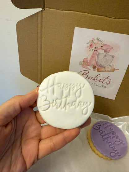 Custom Sugar Cookies - Any Text, Any Message - Buket's Cake Atelier