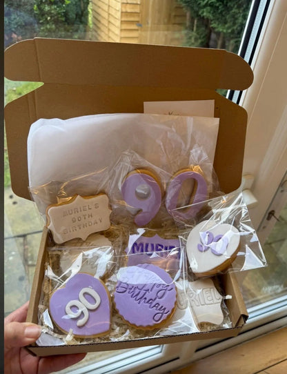 Personalized Birthday Sugar Cookies – 6 Pieces