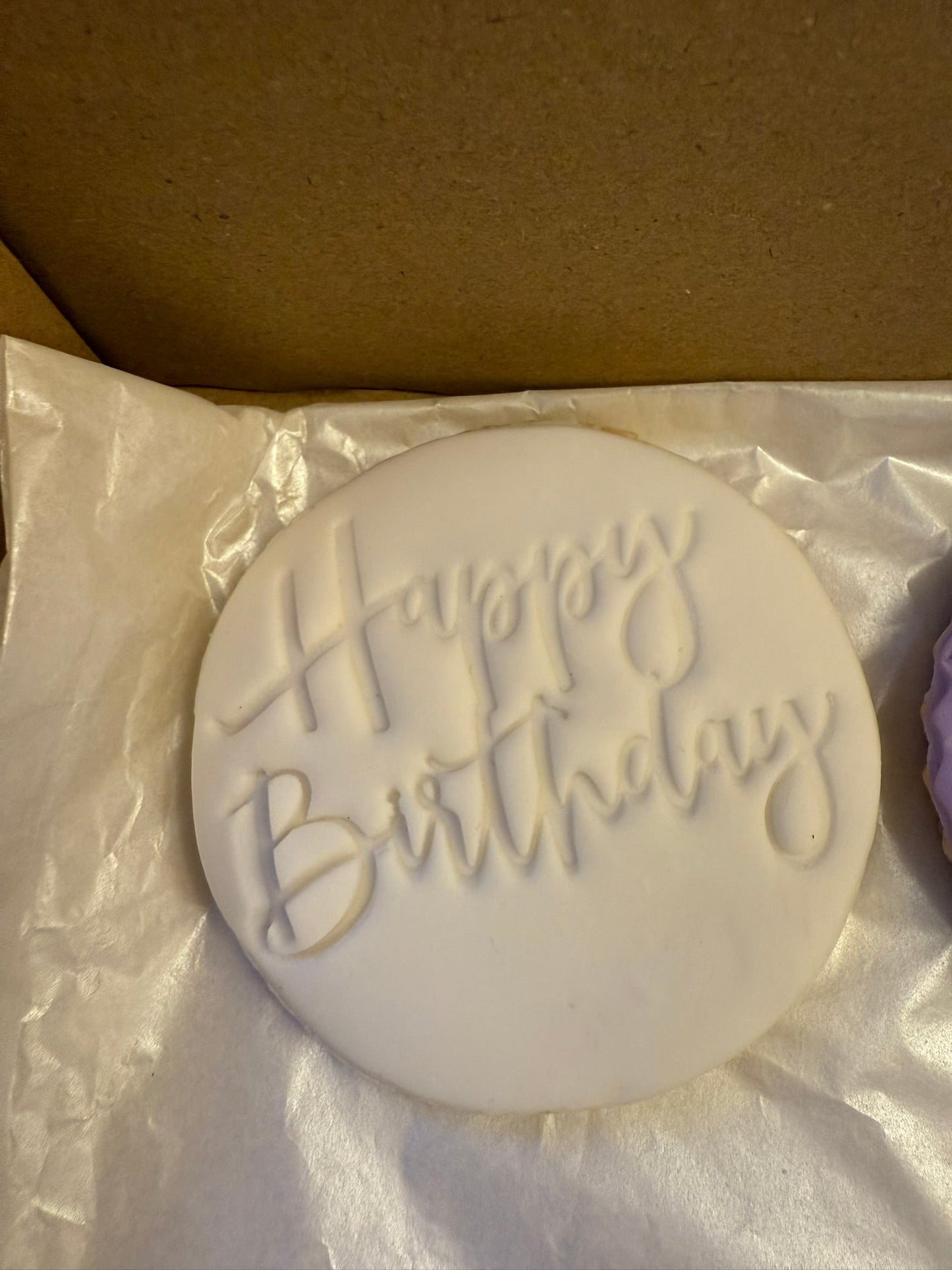 Personalized Birthday Sugar Cookies – Custom Cookie Gift Box, 6 Pieces - Buket's Cake Atelier