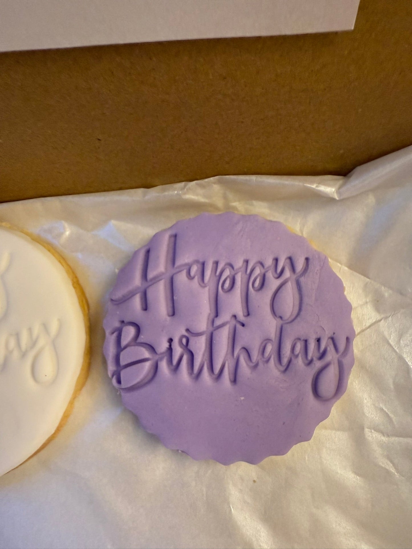 Personalized Birthday Sugar Cookies – Custom Cookie Gift Box, 6 Pieces - Buket's Cake Atelier